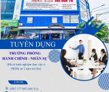 Tuyển dụng Trưởng phòng Hành chính nhân sự - Ngày 3/11/2025