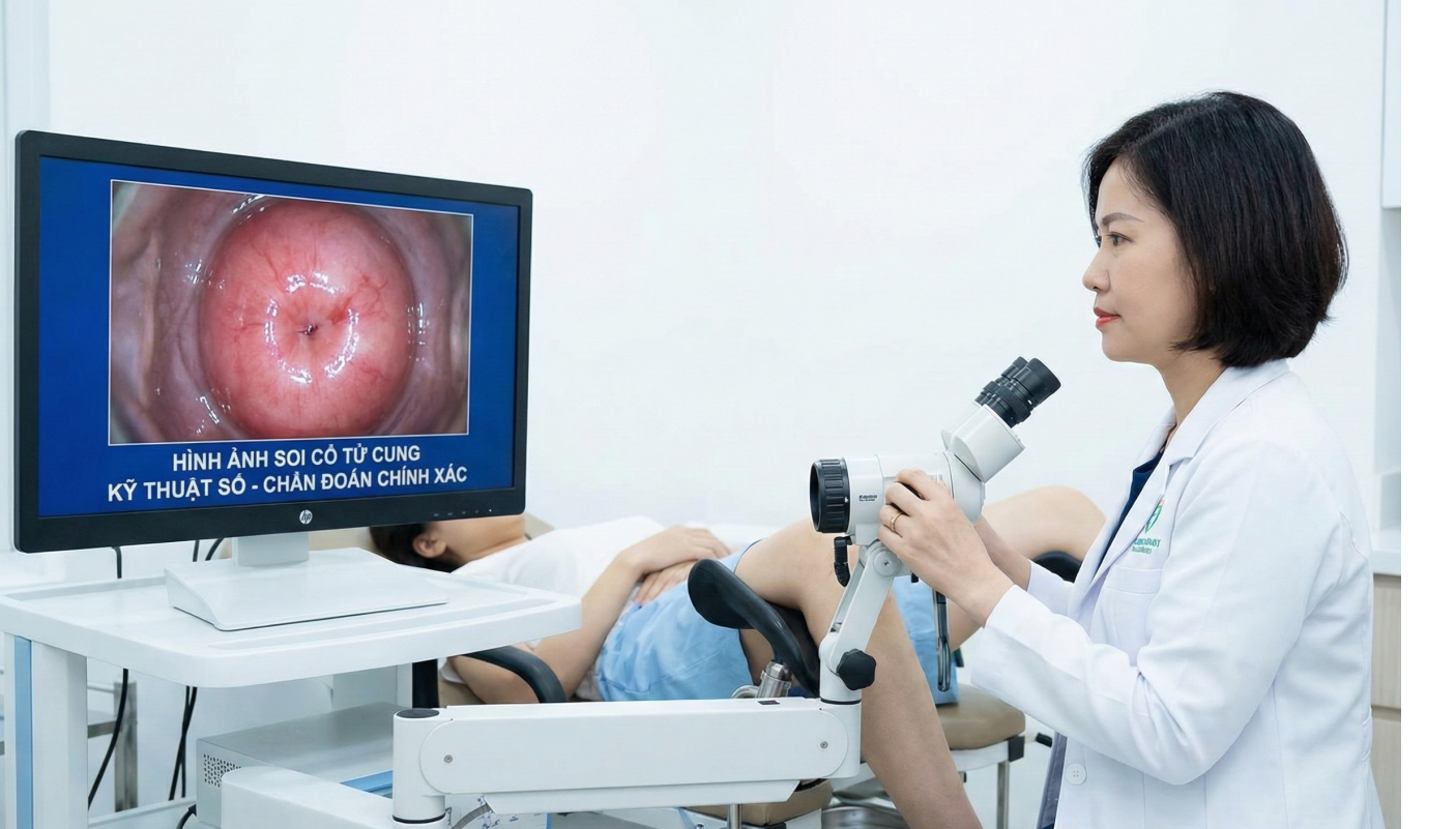Hệ thống máy soi cổ tử cung kỹ thuật số giúp chẩn đoán chính xác bệnh lý phụ khoa